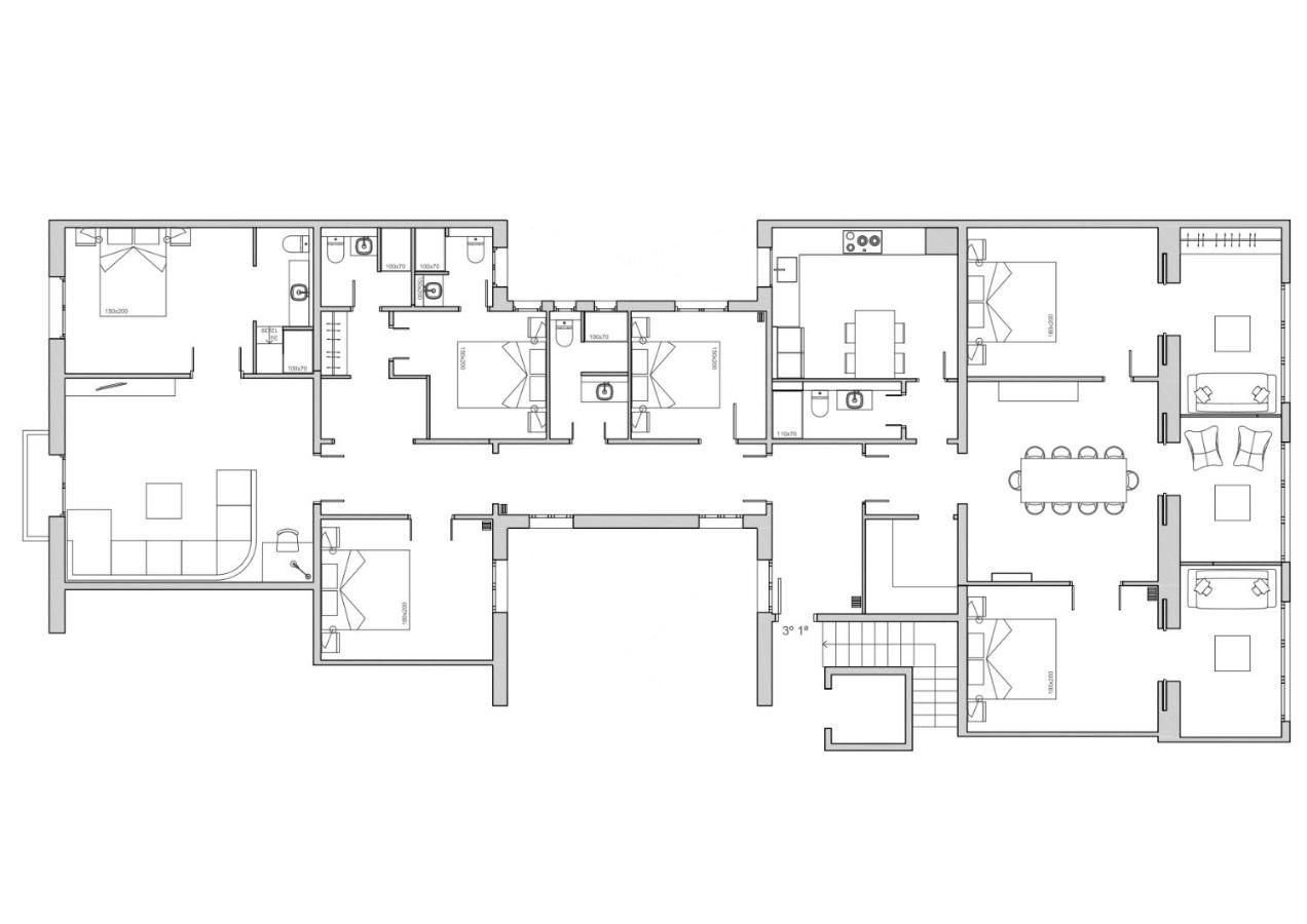 6 Dormitorios En Apartamento Modernista En El Corazon De Barcelona Exterior photo